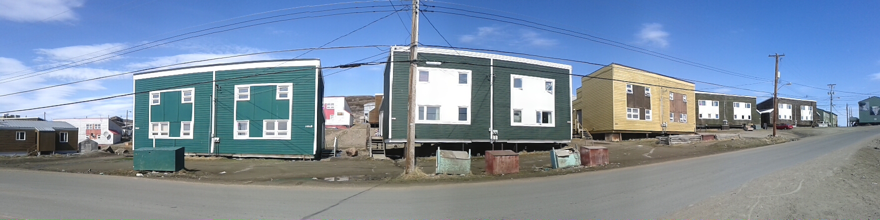 The dorm-like housing of Iqaluit.