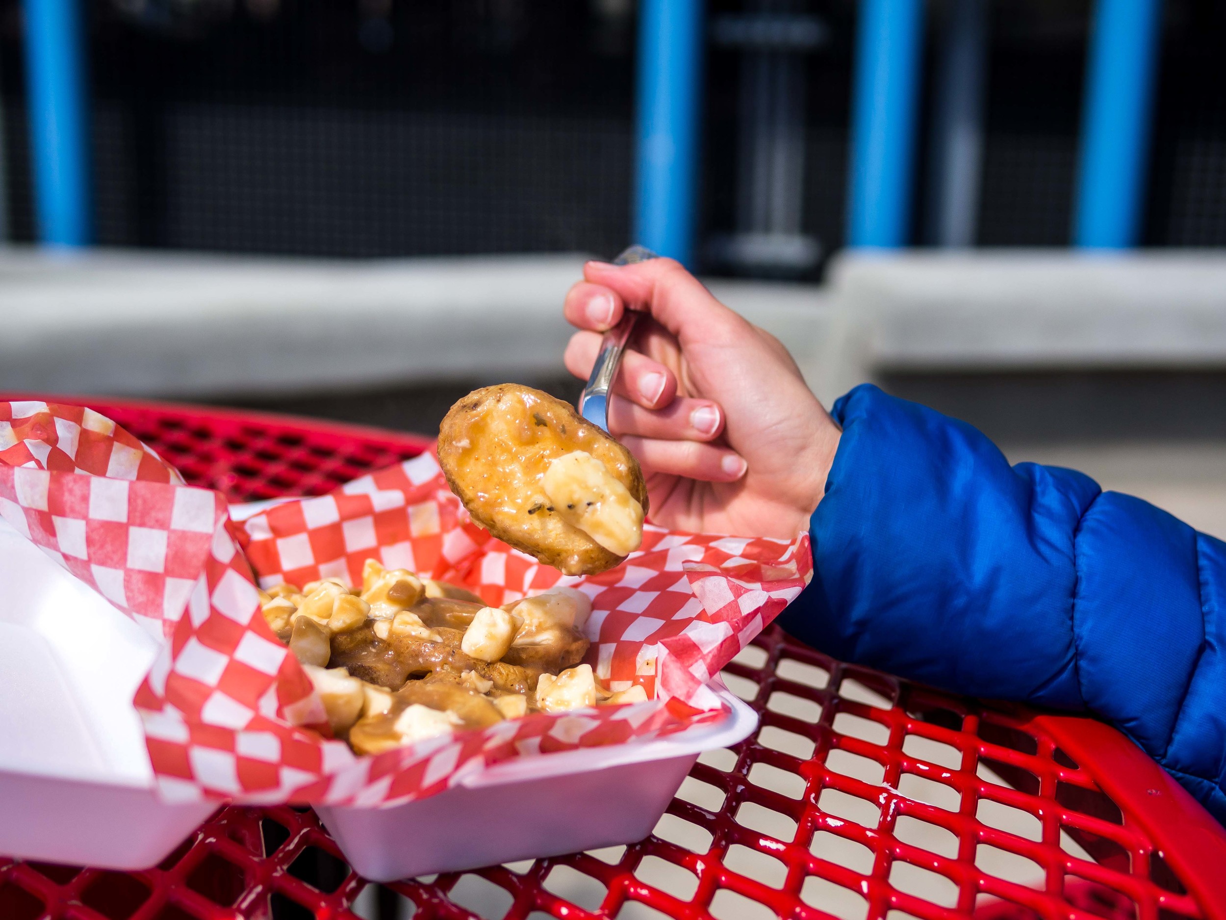 Yummy poutine from Curbside Grill.