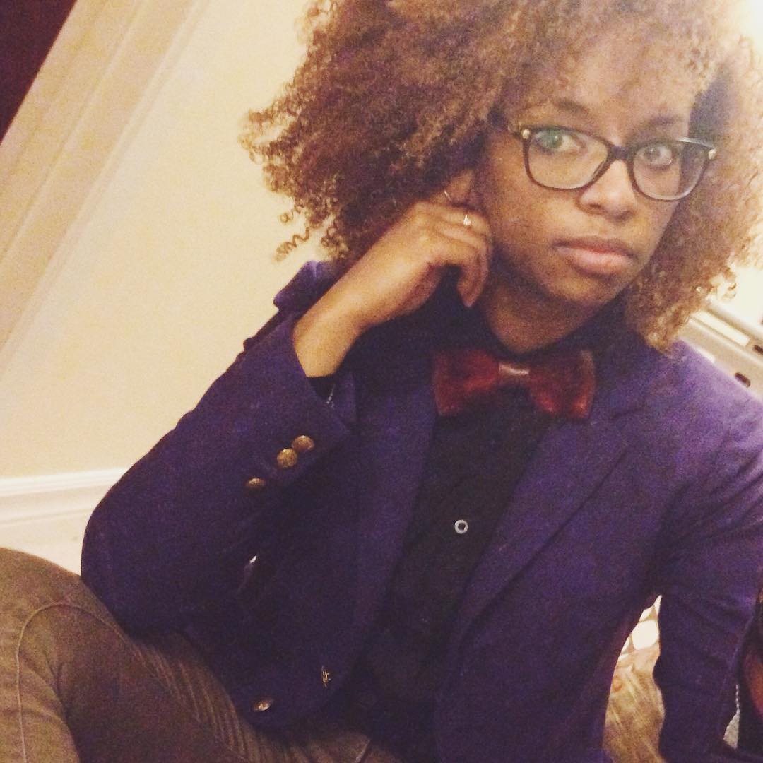 Sealskin bowtie game is strong. Selfie by Tammii.