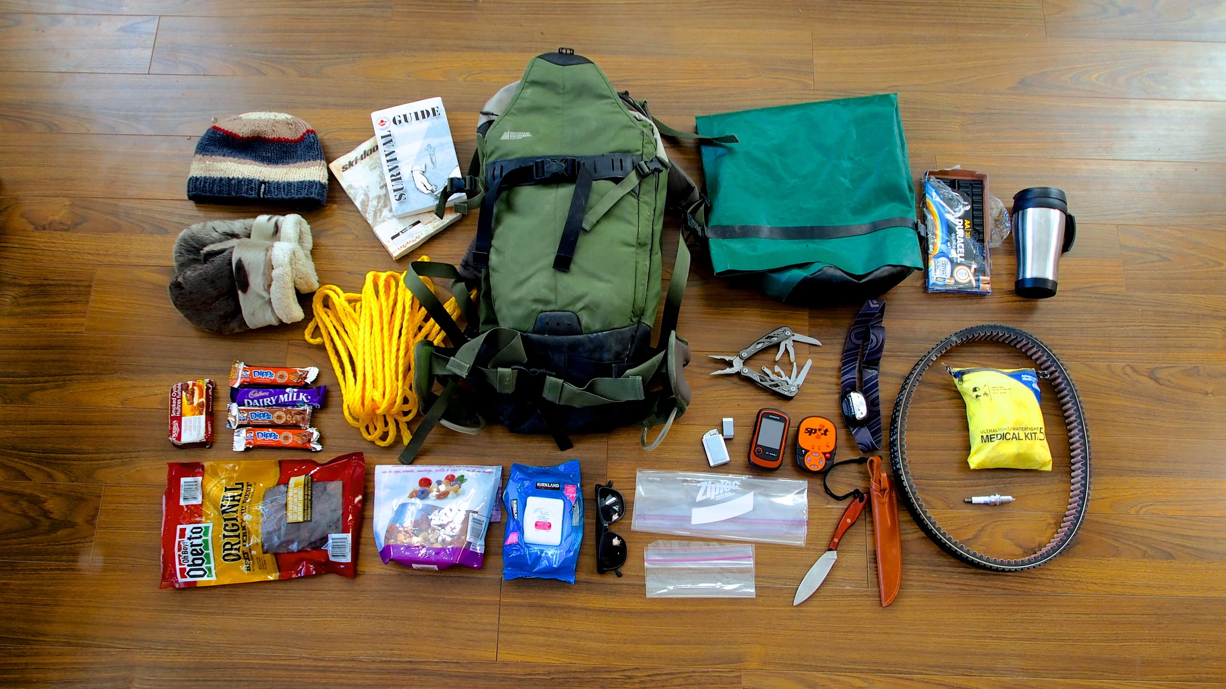 What's in my backpack.