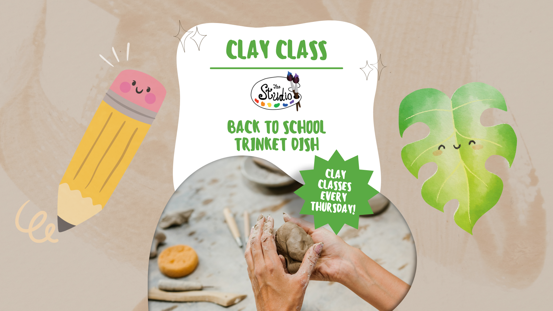 Clay Class: Back to School Dish - 7/30