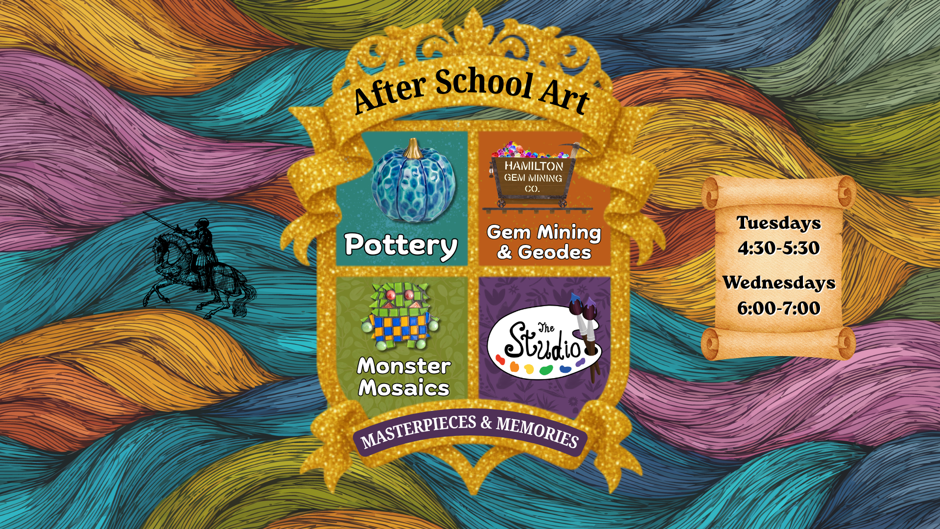After School Art - Pottery, Mining, & Mosaics
