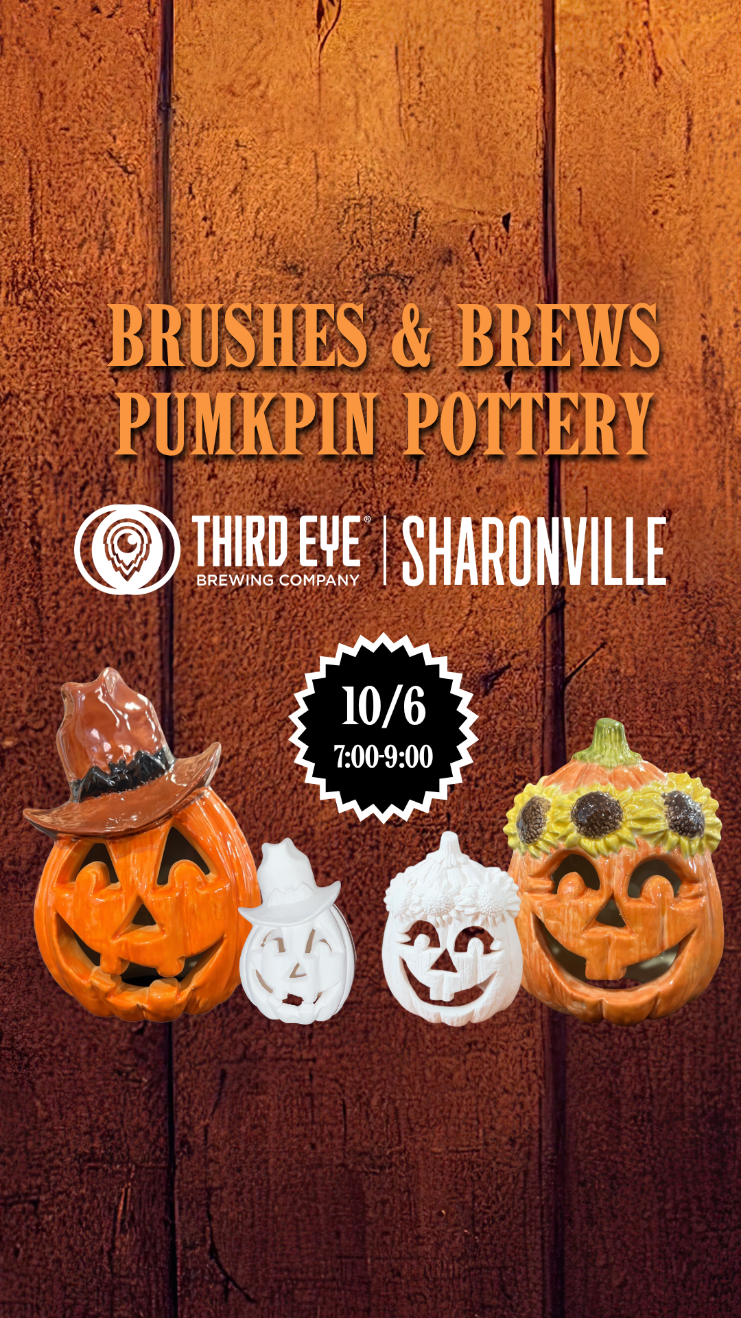 Brushes & Brews at Third Eye Sharonville - October 6