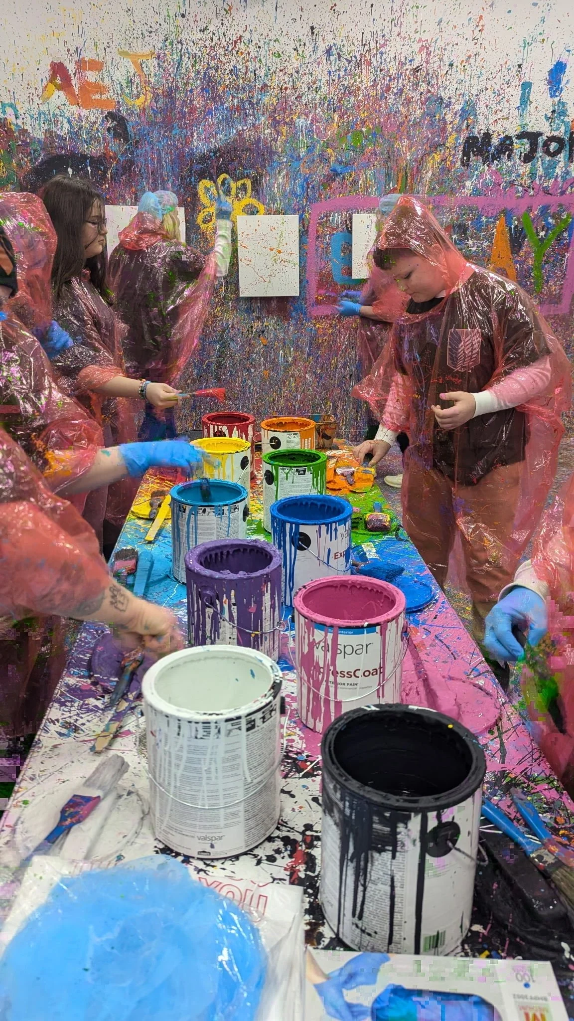 Splat Room - Extra Painters & Splat Suit