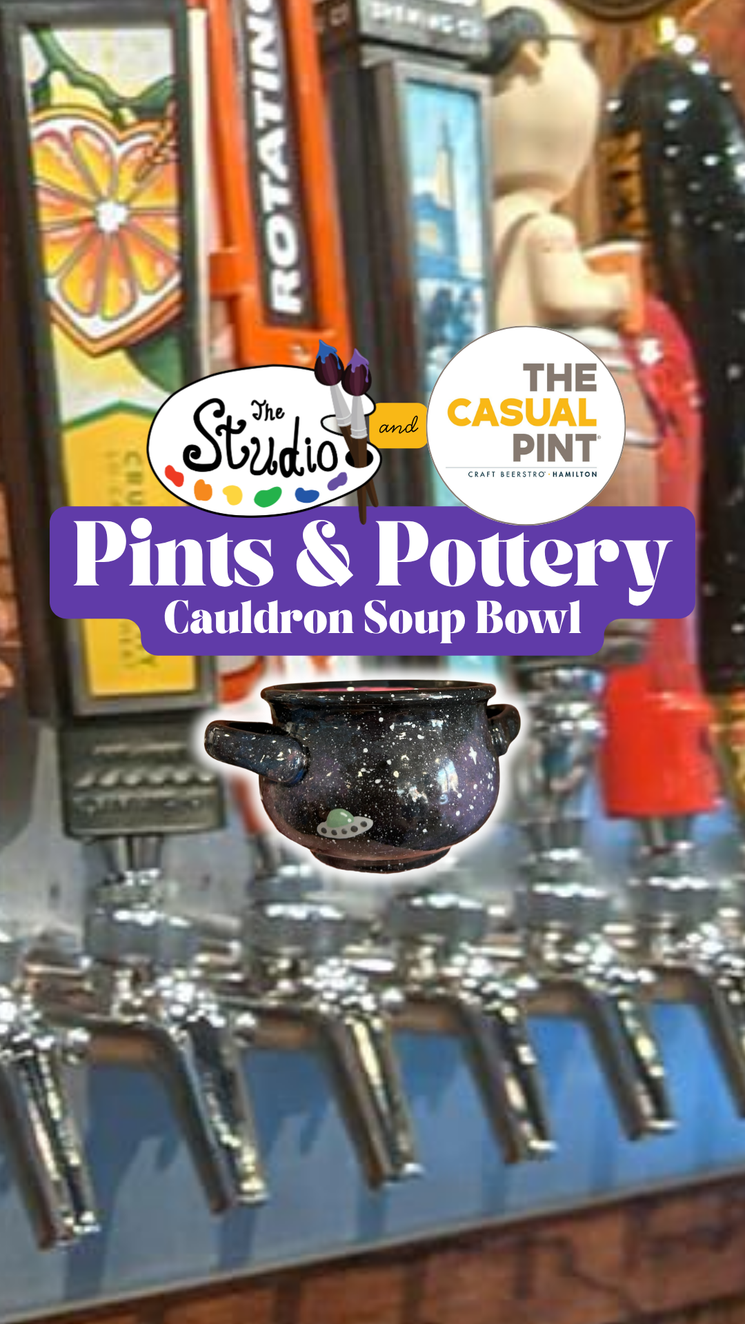 Pints & Pottery: Cauldron Soup Bowls - October 13