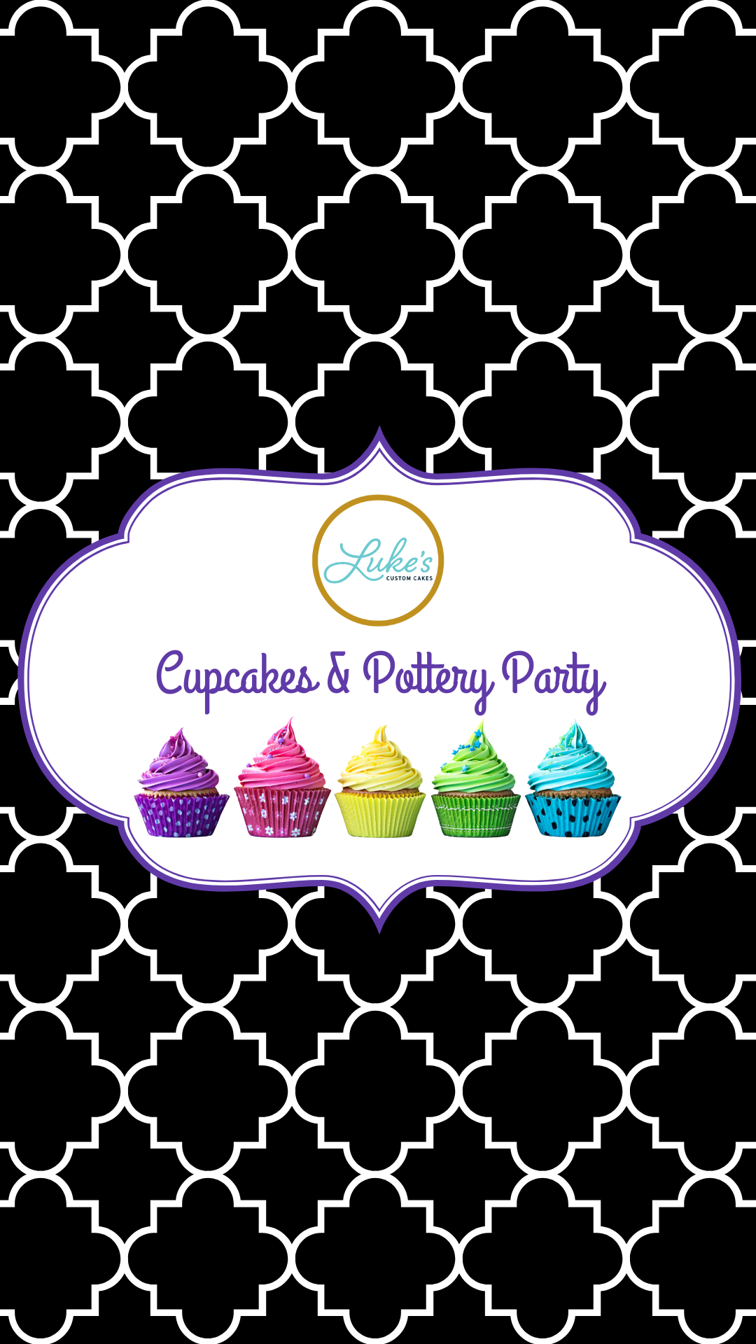 Cupcake Decorating & Pottery Painting Party - October 23