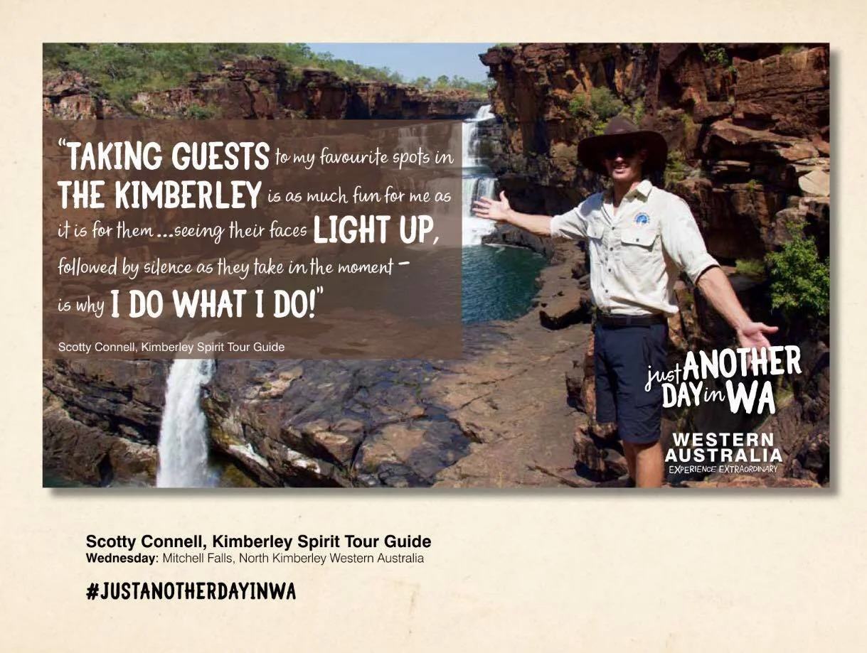 Scotty Connell - official Ambassador for Tourism Western Australia