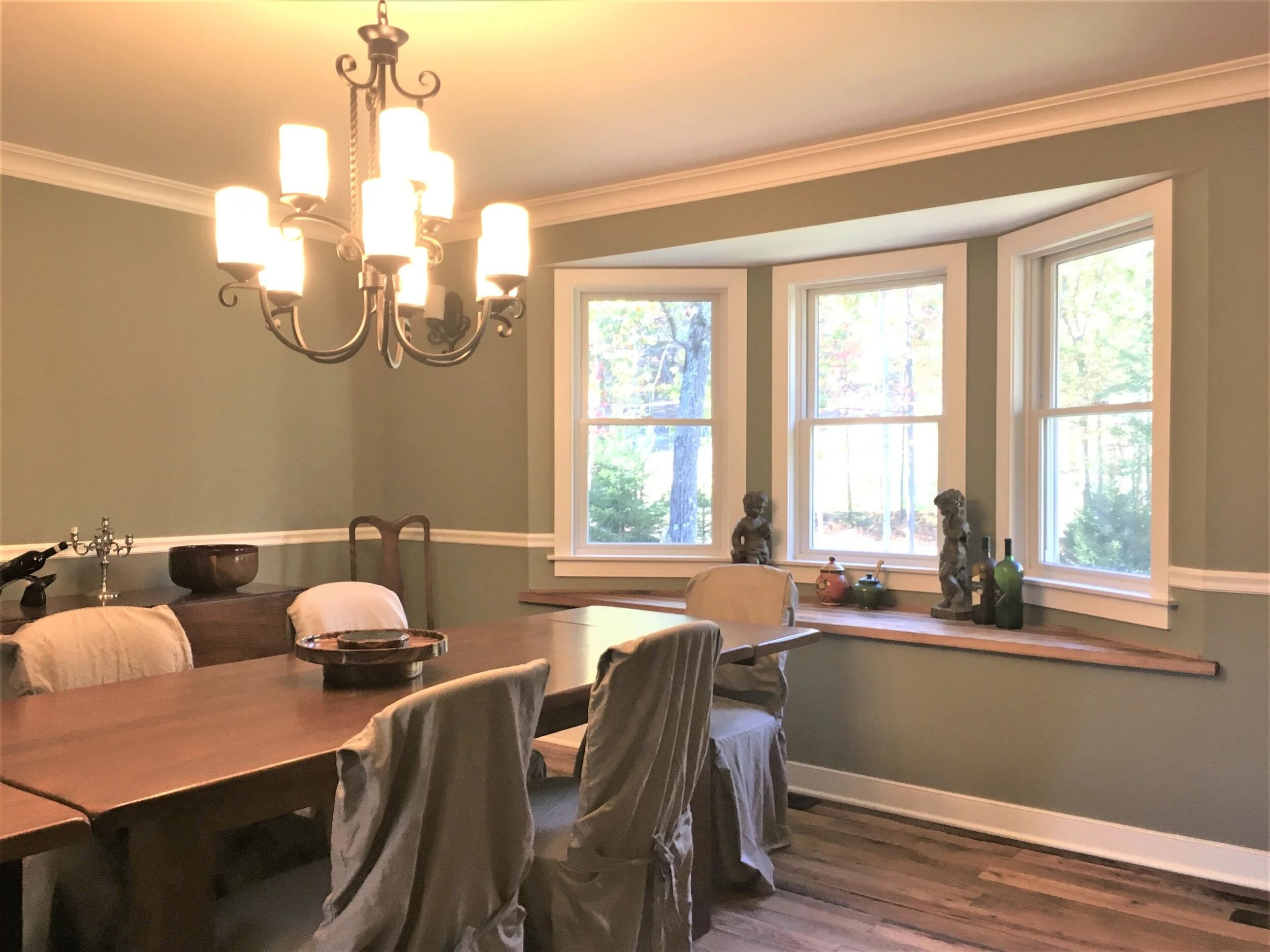  New Dining Room off of the Kitchen.  