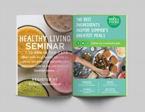  Advertisements created for Whole foods Market featured in Edible Long Island. 