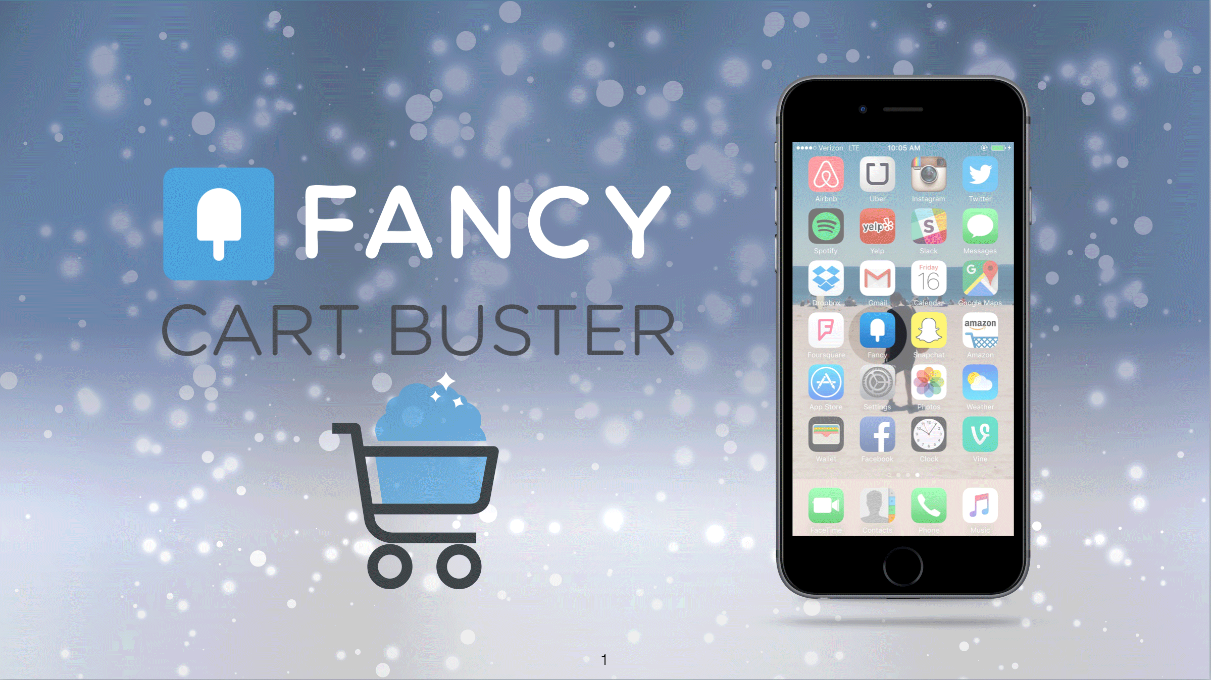  Sales slide presentation for The Fancy 