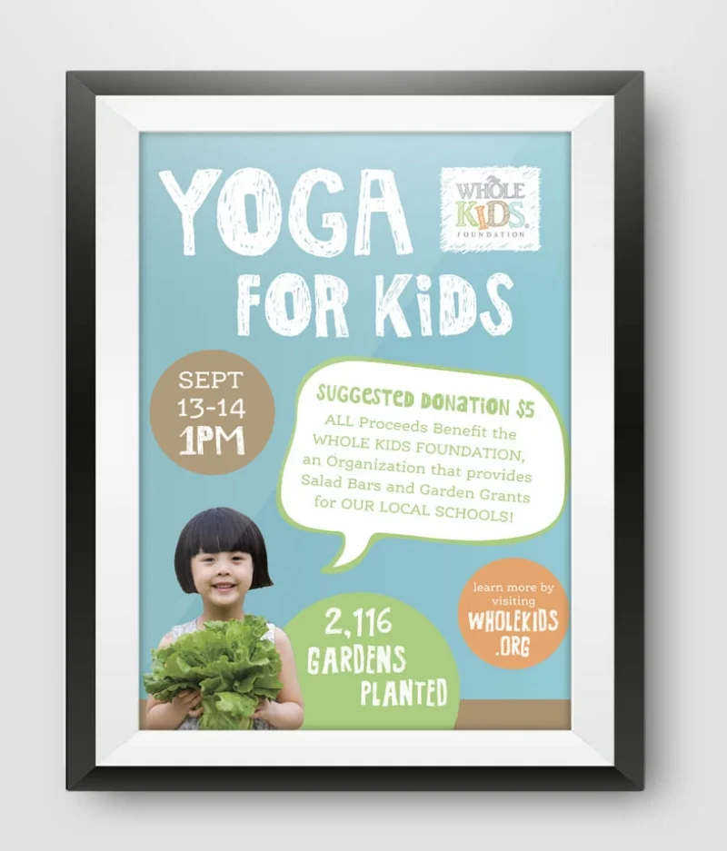  Poster created for Whole foods Market event 