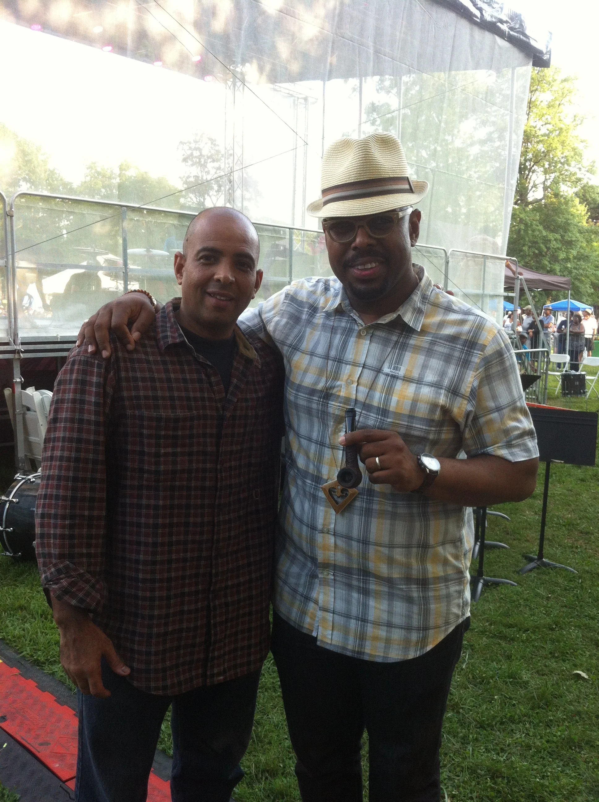 Montclair Jazz Festival hang with Christian McBride.