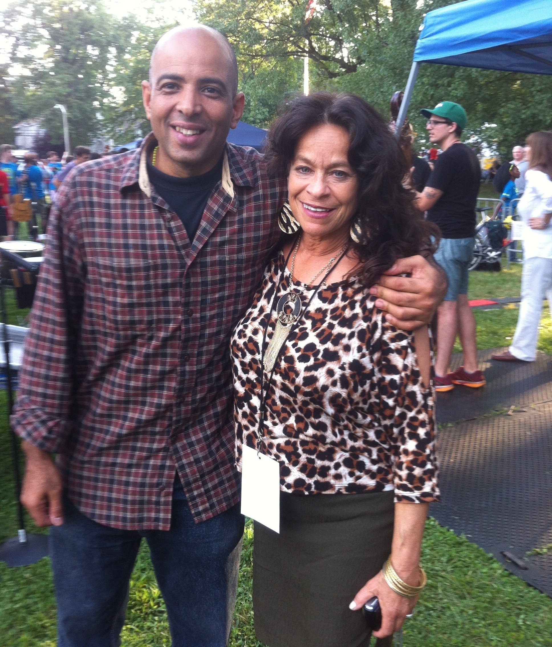 Pianist and composer Michele Rosewoman at the Montclair Jazz Festival.