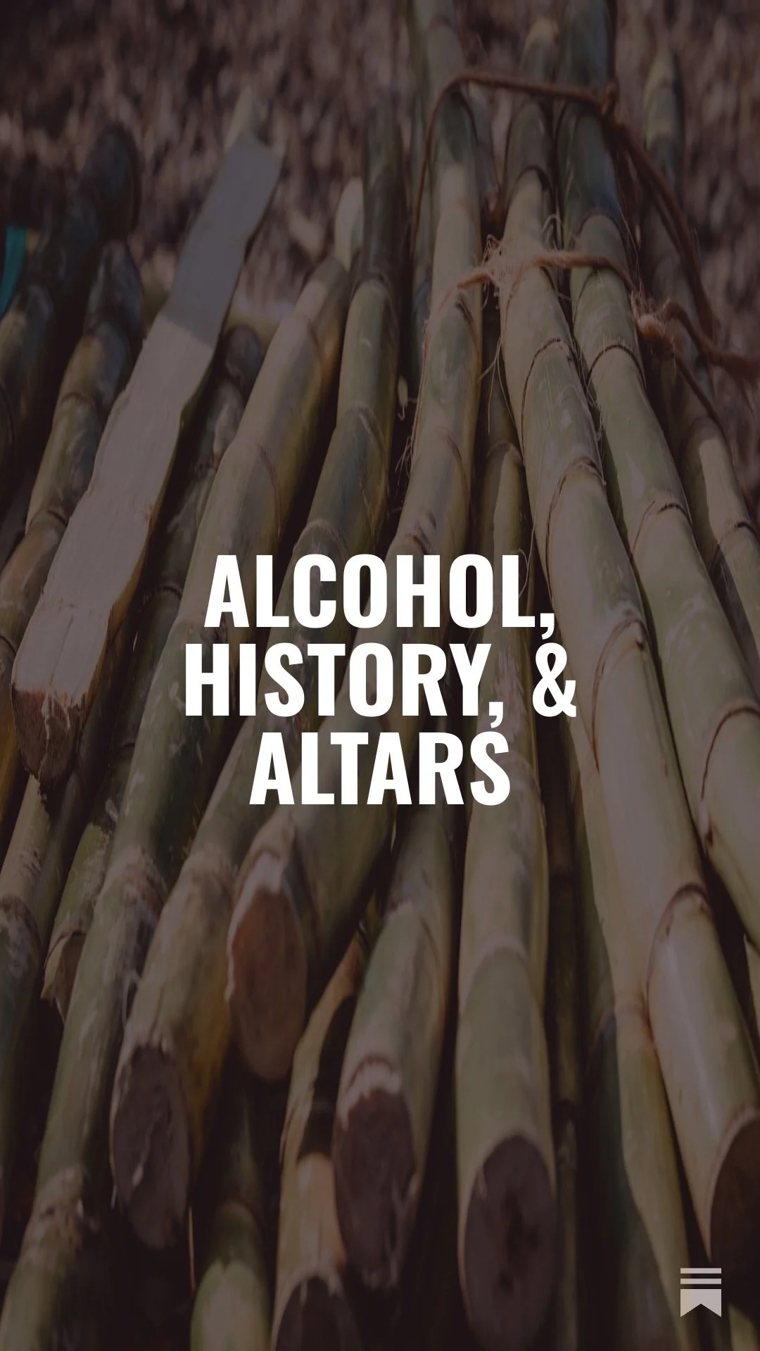 Alcohol, History, Altars