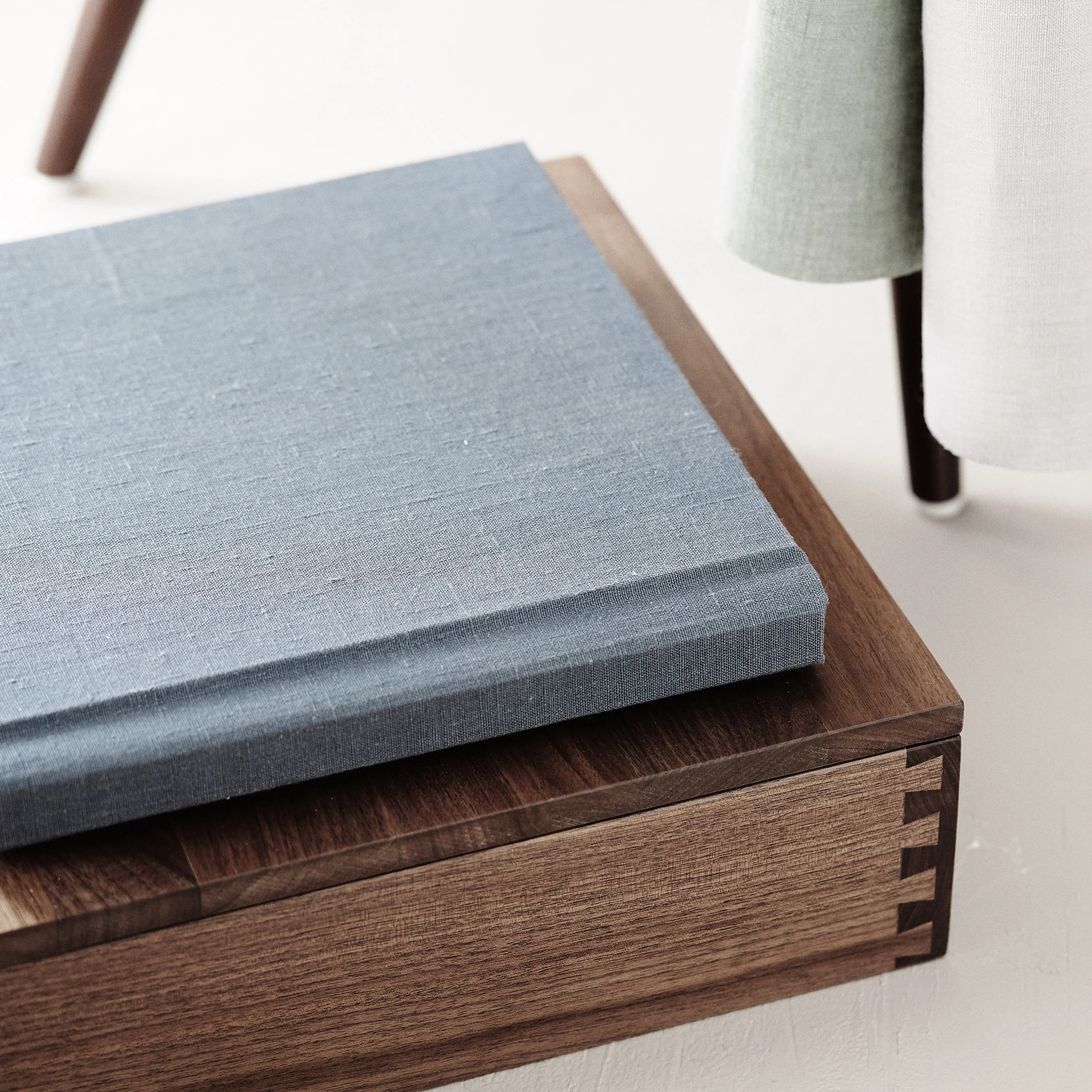 Premium Album with Custom Engraved Wood Heirloom Box