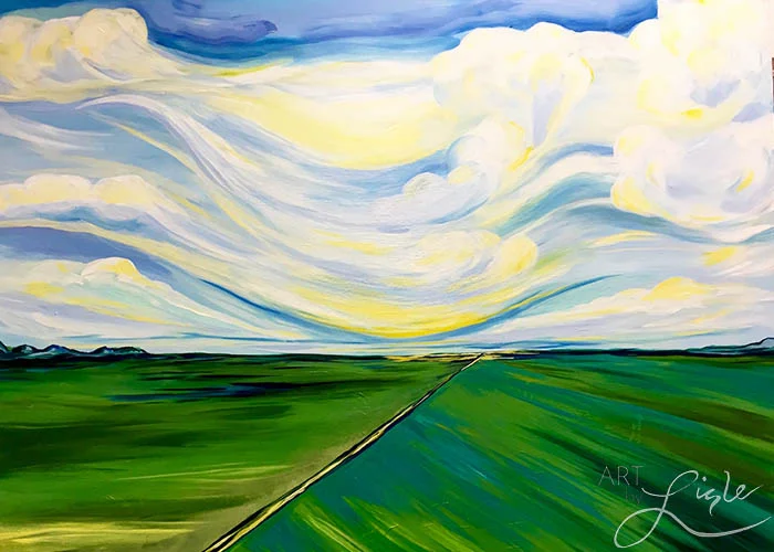 "Prepare the way" based on luke 3: 1-6 Painted live at decatur presbyterian church, decatur, ga december 2015
