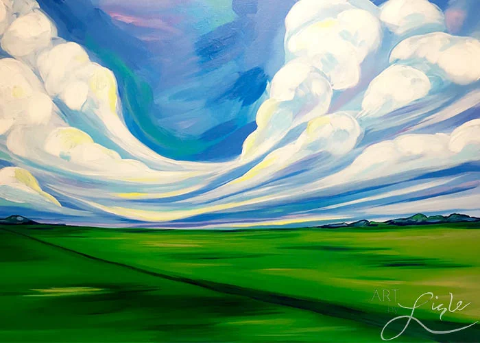 "bloom" Based on Isaiah 35 Painted live at davidson college presbyterian church, davidson, nc december 2015