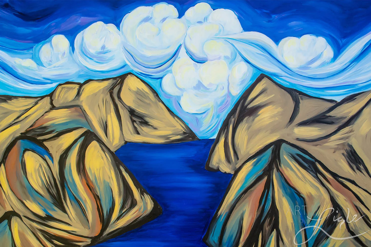 "a new way forward" based on ezekiel 37 & isaiah 14 painted live at Next church national gathering, atlanta, ga february 2016