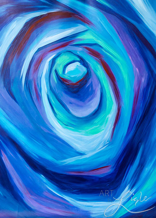 "Ripples" based on psalm 139 & acts 1: 1-11 painted live at westminster presbyterian church, west hartford, ct may 2016
