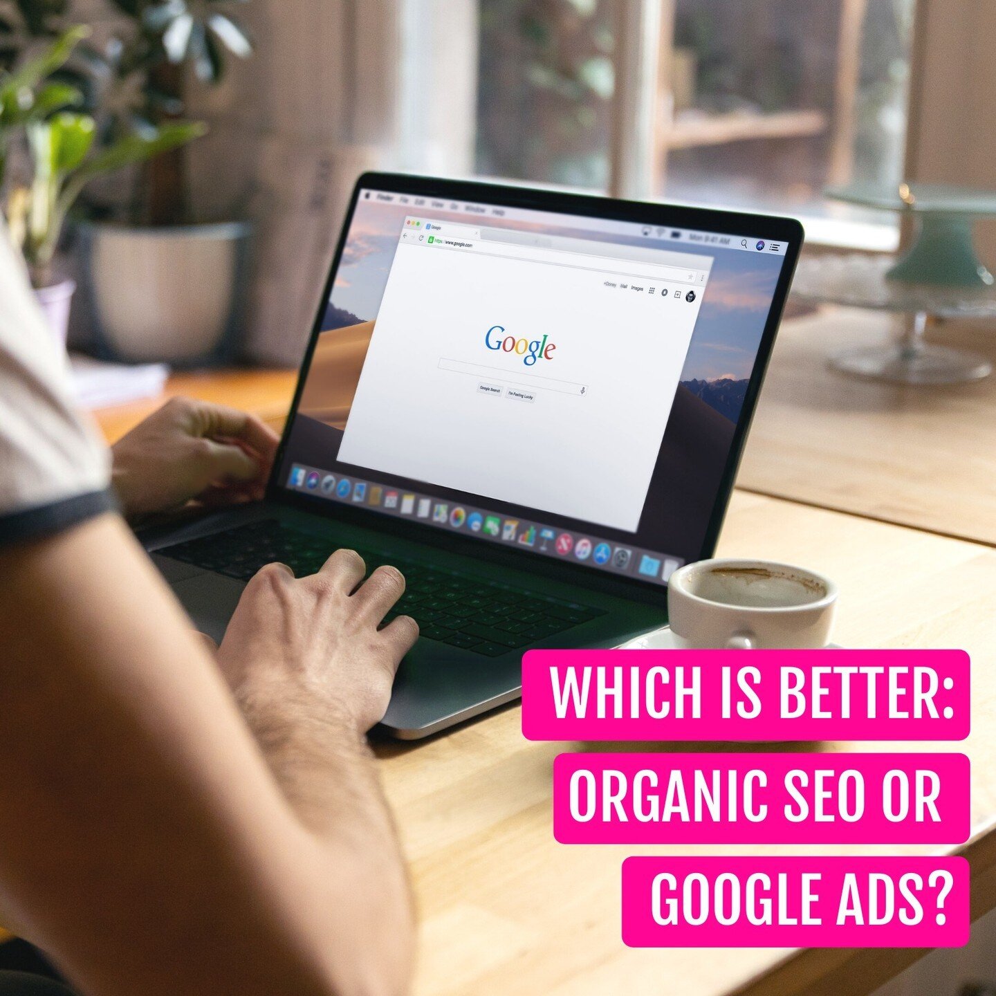 Which one is a better investment... organic SEO (search engine optimisation) or paid Google ads?

Well, it depends! They also go great together if you want to do both.

But to help you understand the differences, here's a quick explanation...

SEO is