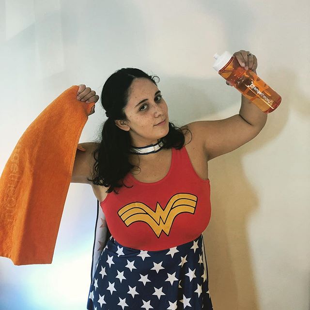 Yes, I&rsquo;m bringing back Wonder Woman this year 🌟💪🏻 #otfjchalloween2018 
I love @otf_jerseycity because I am inspired to expect nothing but the best from myself. And I&rsquo;ve learned that I&rsquo;m my own limit, which I was reminded of when 