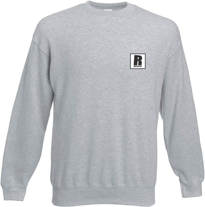 We R Drivers Sweater in Heather Grey