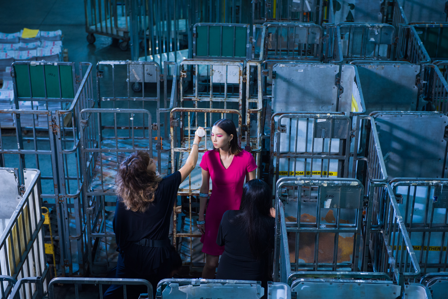 Here's a bts photo taken by a professional ;) Thanks Tommy!