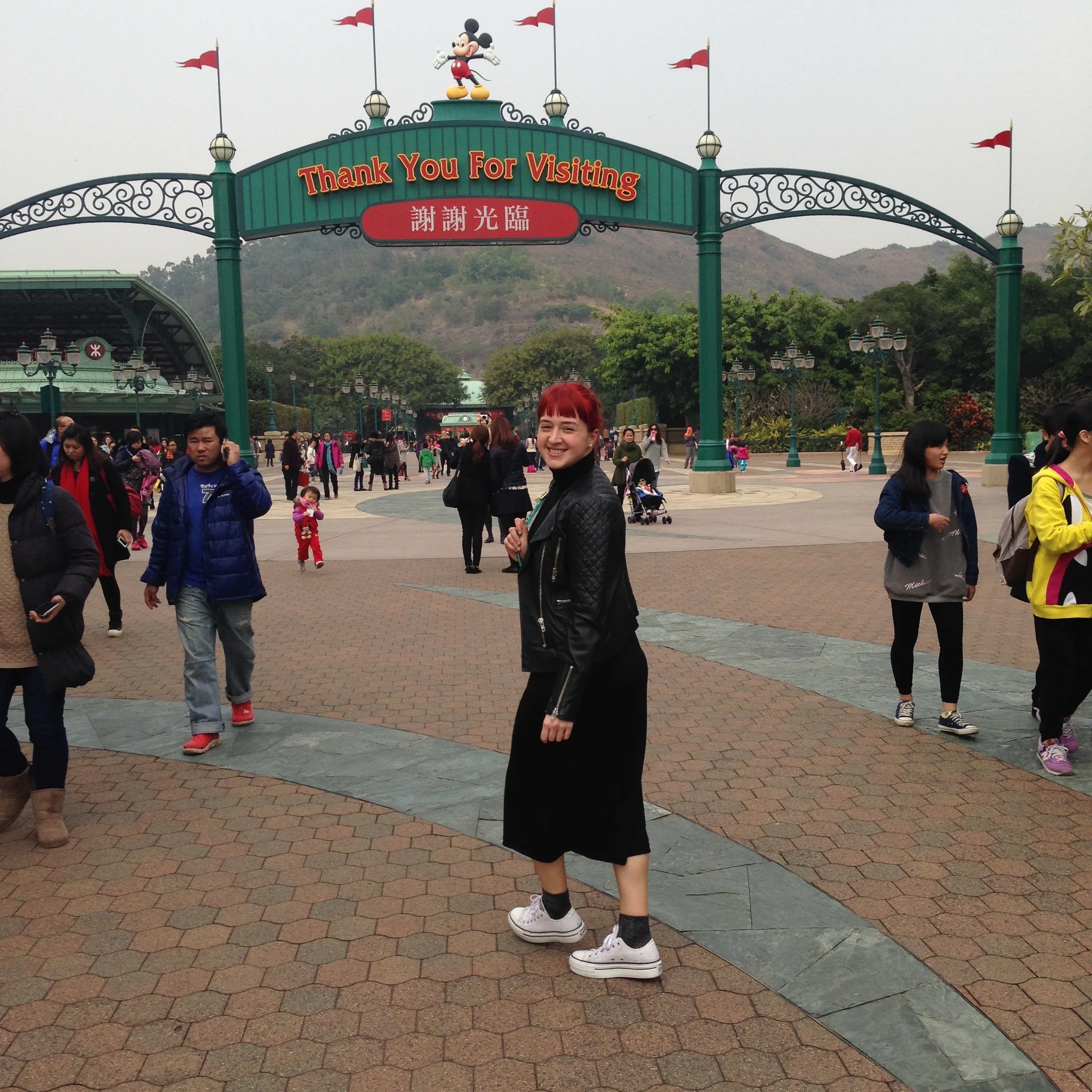 Holly Kosters in Hongkong.