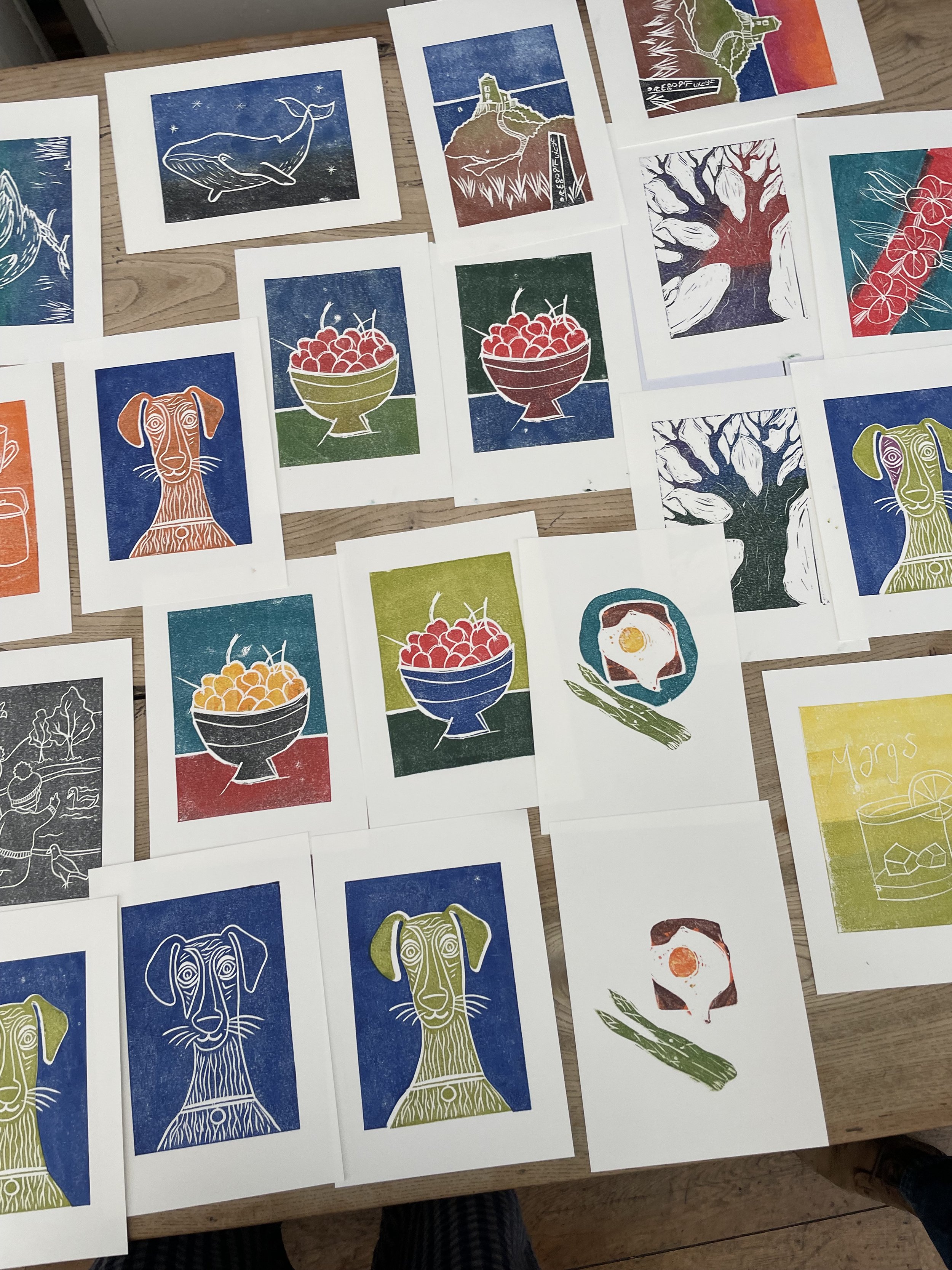 Sunday 26th April ~ Lino Print Workshop