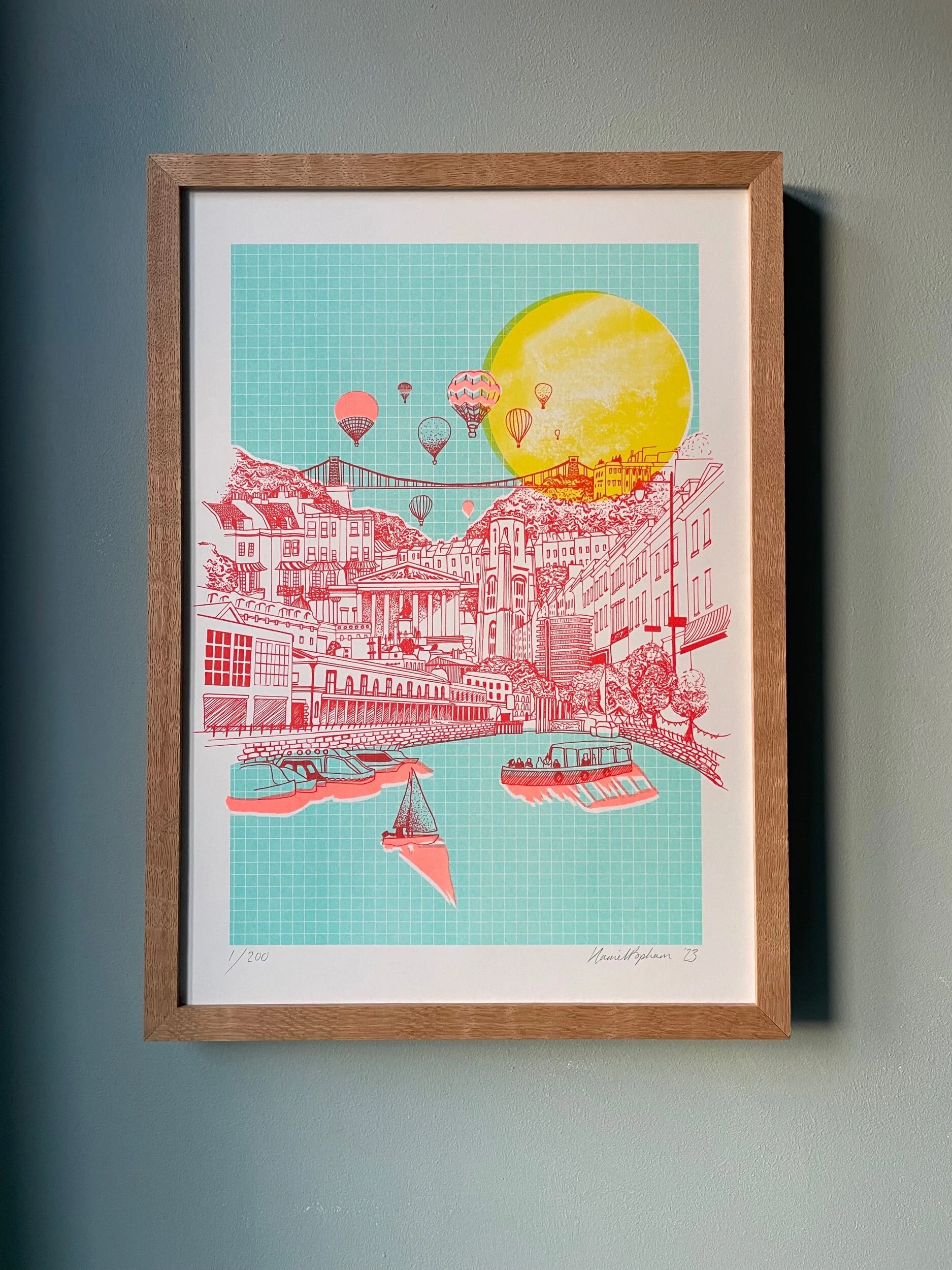 Bristol A3 Risograph Print