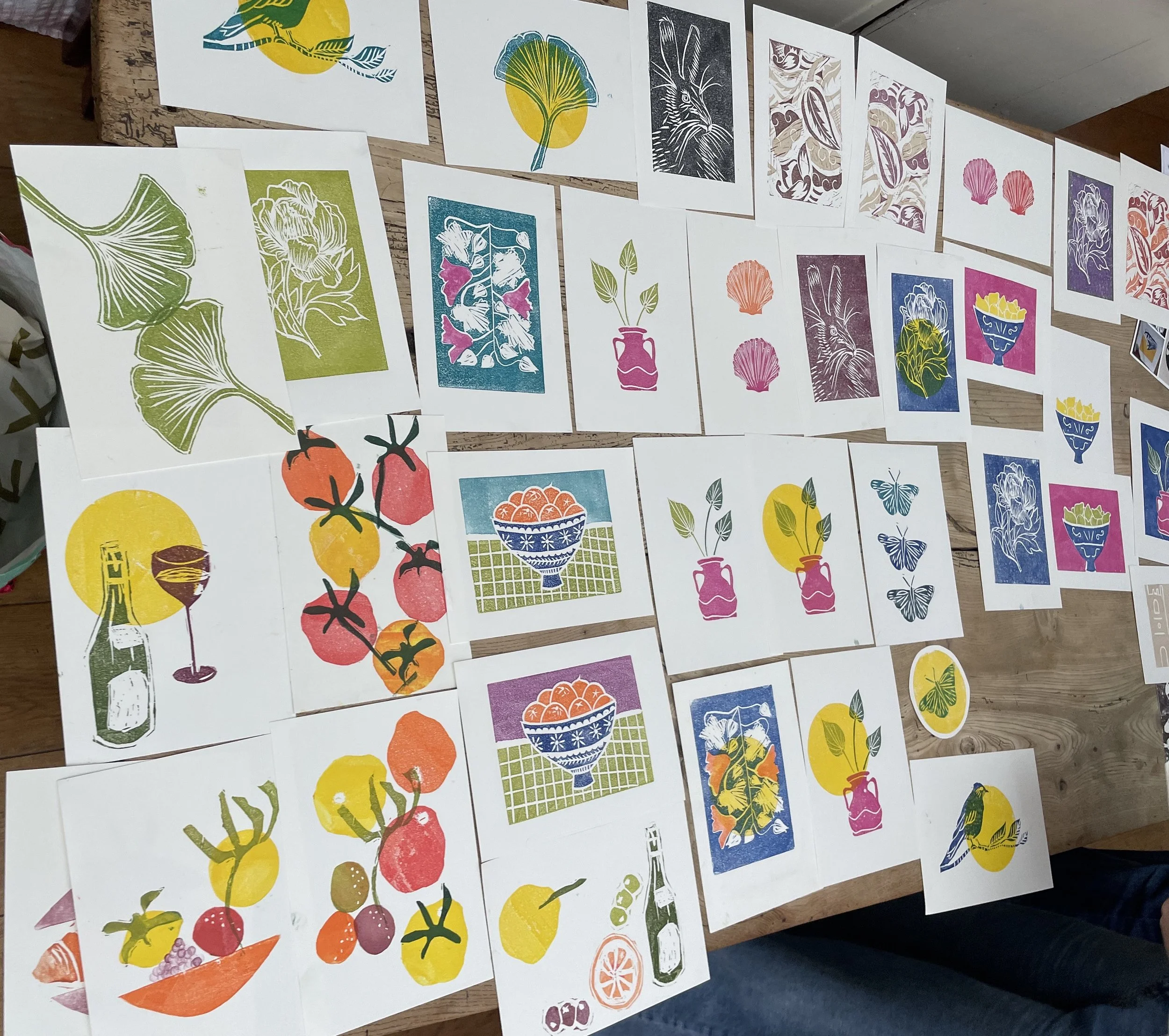 Saturday 24th Jan~ Lino Print Workshop