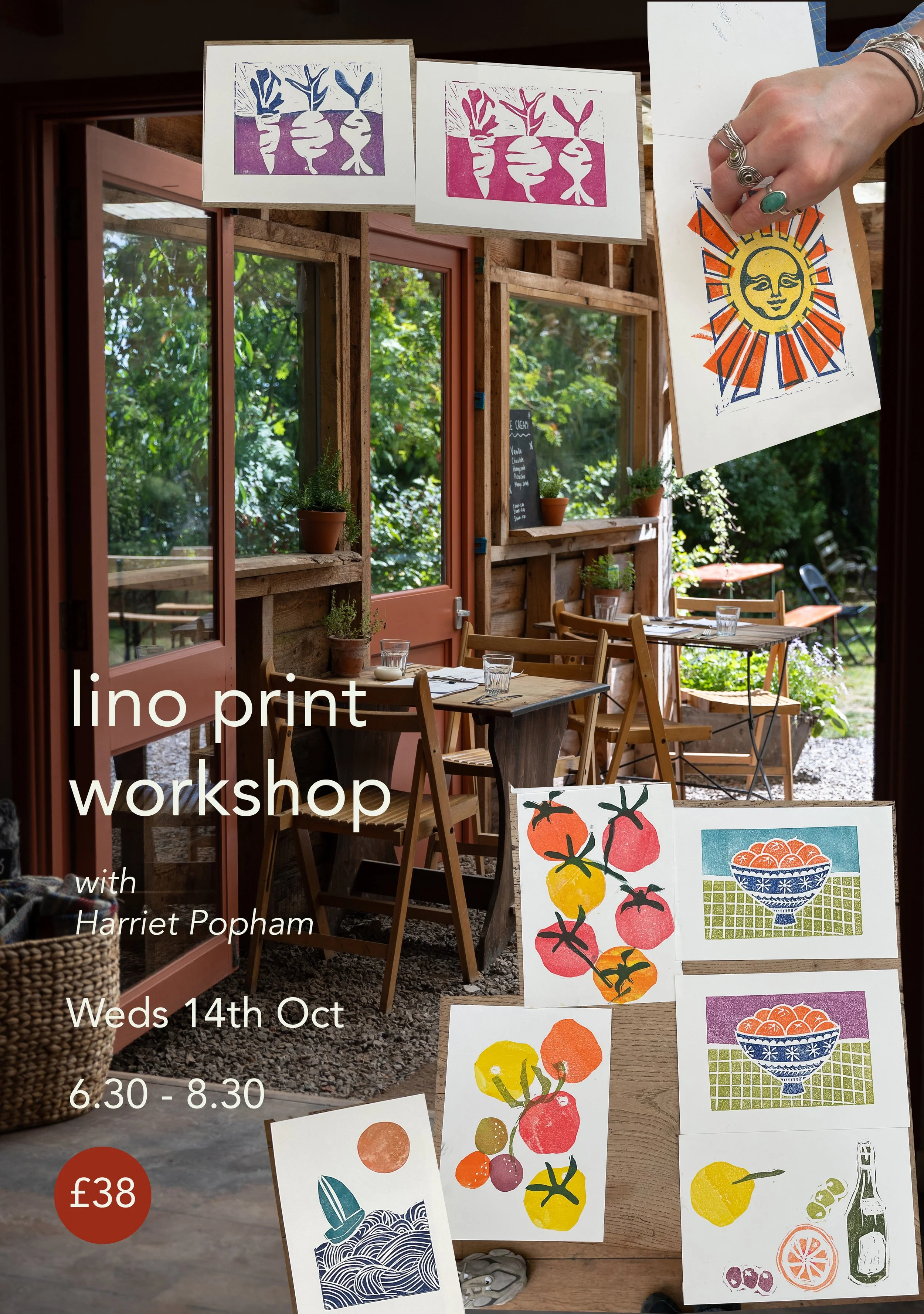 Weds 14th of October / Lino Print Workshop