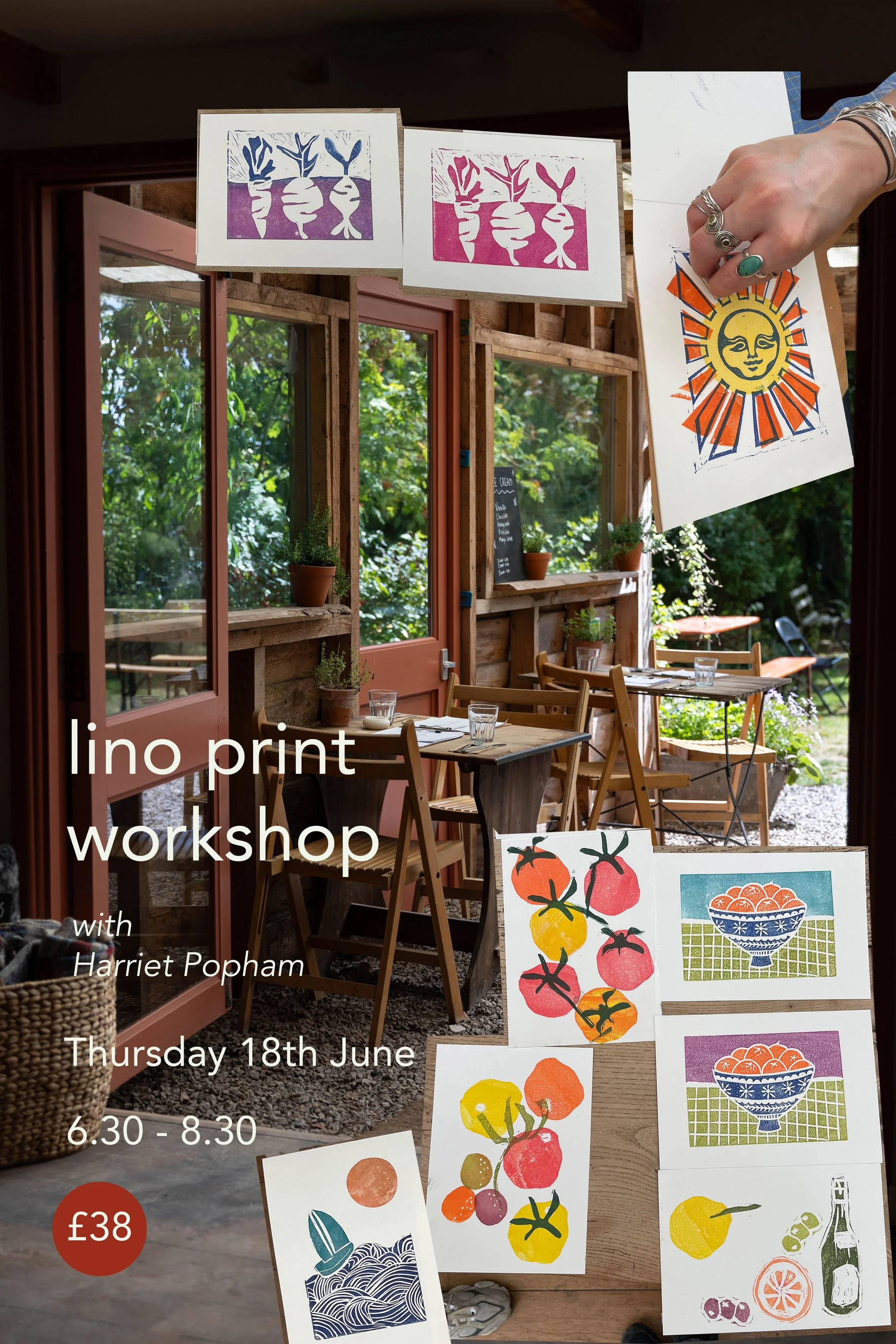 Thursday Evening - 18th of June - Lino Print Workshop