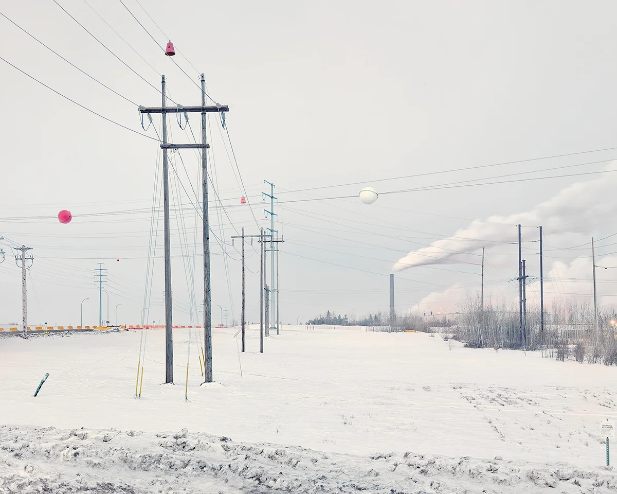 Syncrude TarSand Oil Refinery, Alberta, Canada. February 2017 © Alan McFetridge