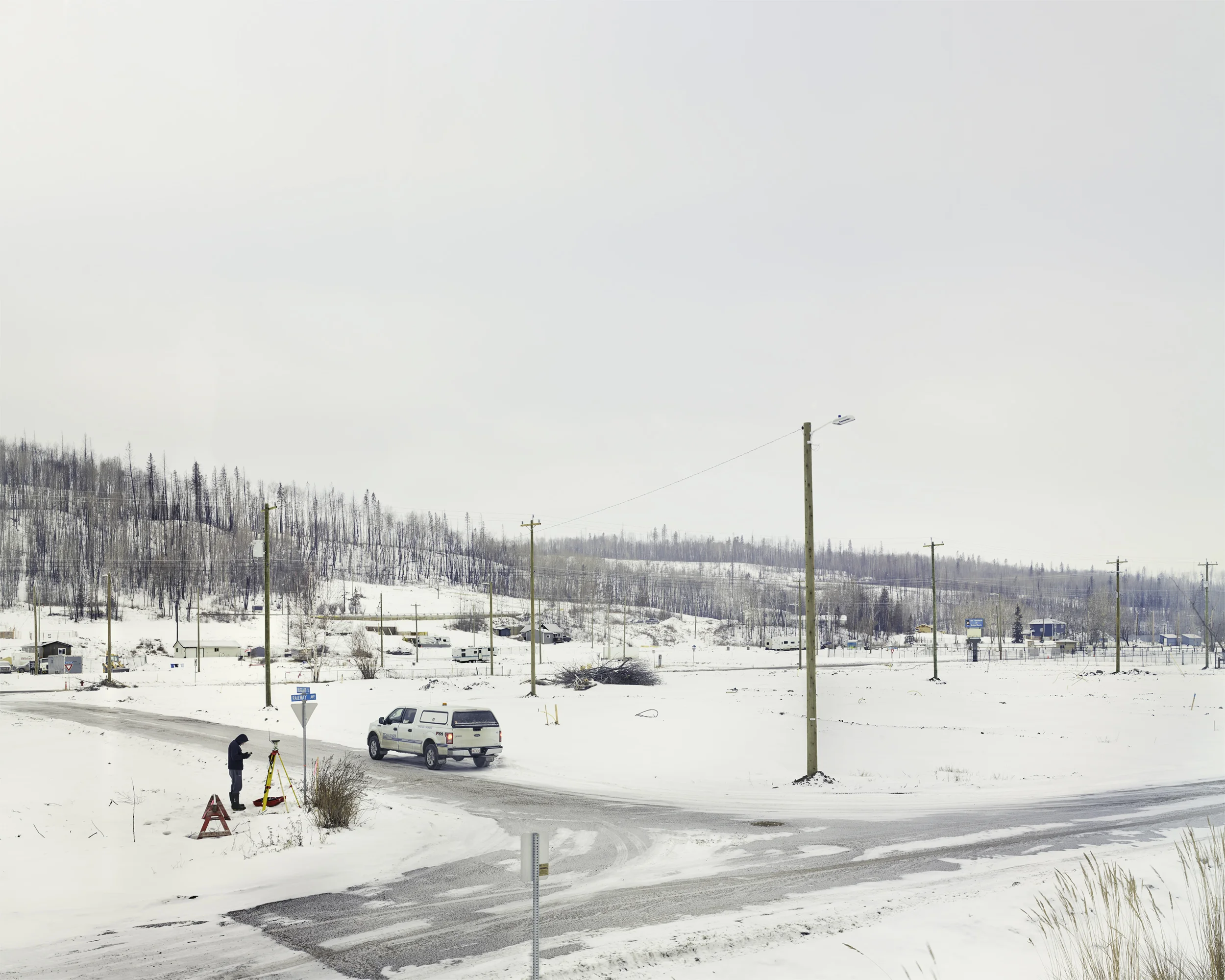 Saline Creek Dr, Fort McMurray, Canada. February 2017 © Alan McFetridge