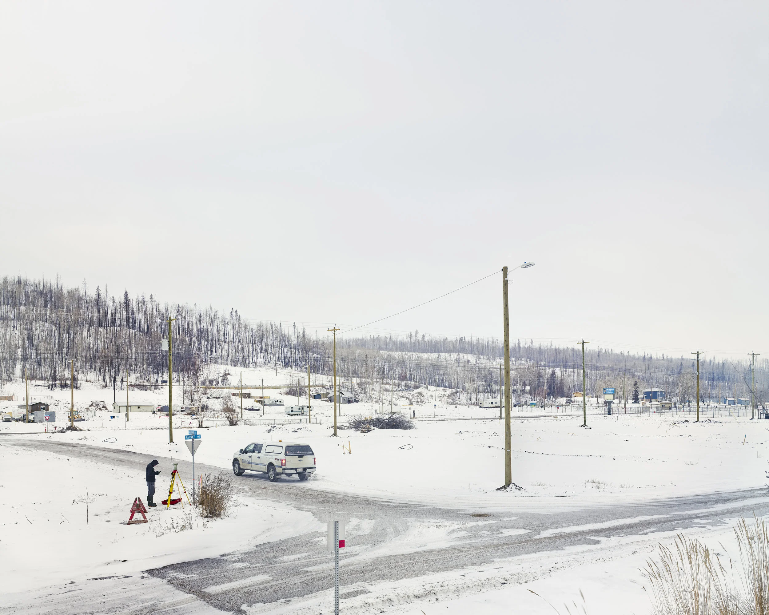 Saline Creek Drive, Fort McMurray, Alberta, Canada. 100cm x 120cm