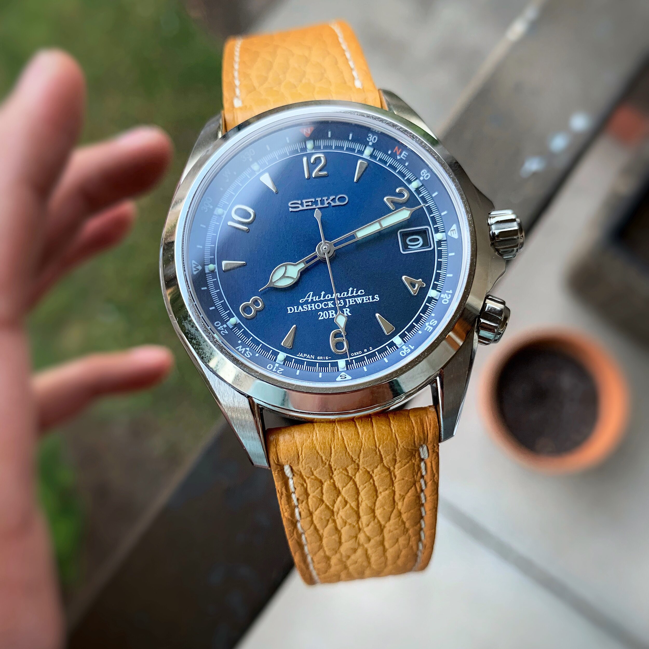 Arriba 55+ imagen blue seiko alpinist for sale