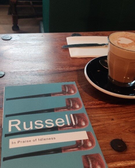 'the road to happiness and prosperity lies in an organized diminution of work.' 

Bertrand Russell, In Praise of Idleness

Yesterday, in what I can only describe as a moment of divine joy I discovered this book. Hi 👋 Danielle here btw. 

For many I'