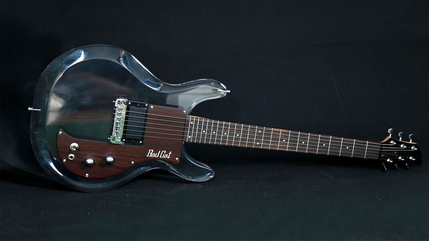 Bad Cat Acrylic Custom AC-230 Electric Guitar Transparent Lucite — BAD CAT  INSTRUMENTS