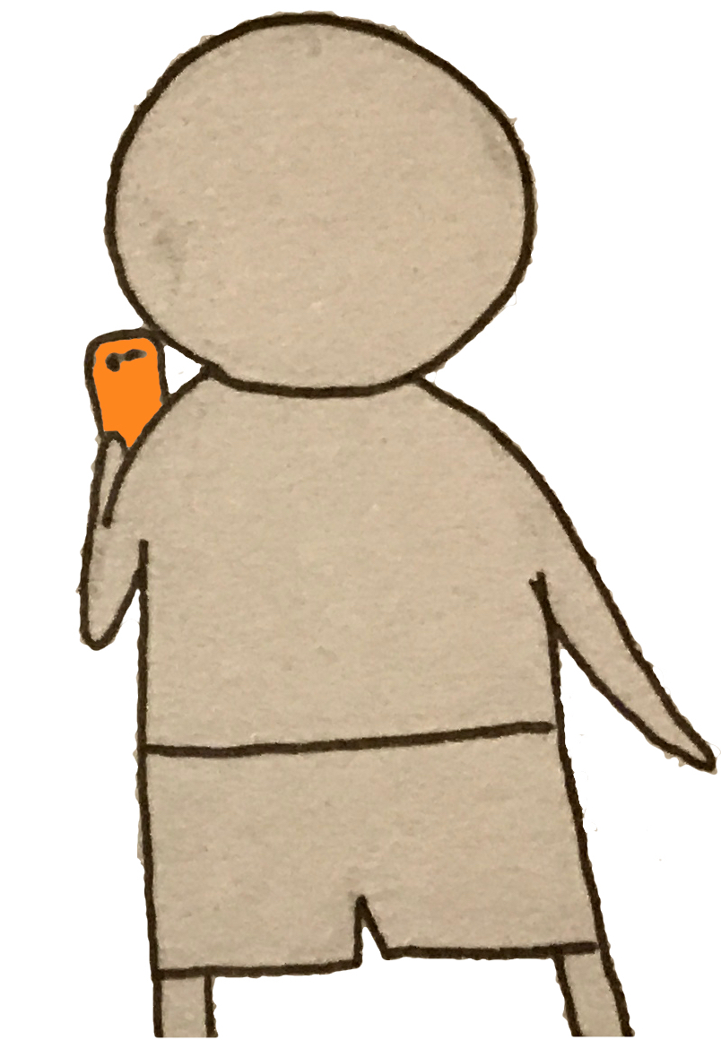 Back: Point camera over your shoulder into mirror
