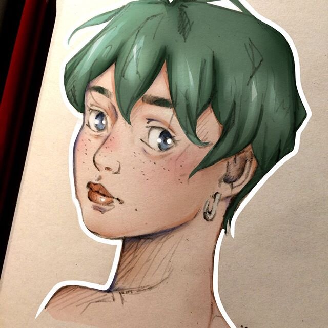 Quick digital colour over one of my sketchbook cool downs.
I'm enjoying these pressure free experiments. Reconciliating with digital painting?
.
As a patron, you can peak into my sketchbook with a new secret password each month!
patreon.com/ikutree
.