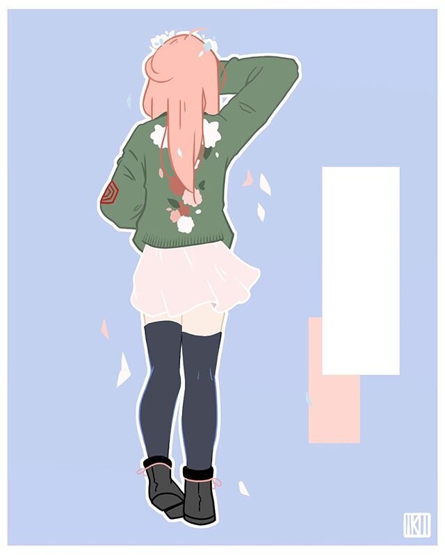 &lsquo;Bye&rsquo;
.
Made a little something. Check on YouTube tomorrow (Saturday 04/04) 5pm and there might be something there for you.
YouTube.com/ikutree
.
.
.
#ikutree #flatcolour #flatcolor #illustration #digitalart #pinkhair #minimalistart #arti