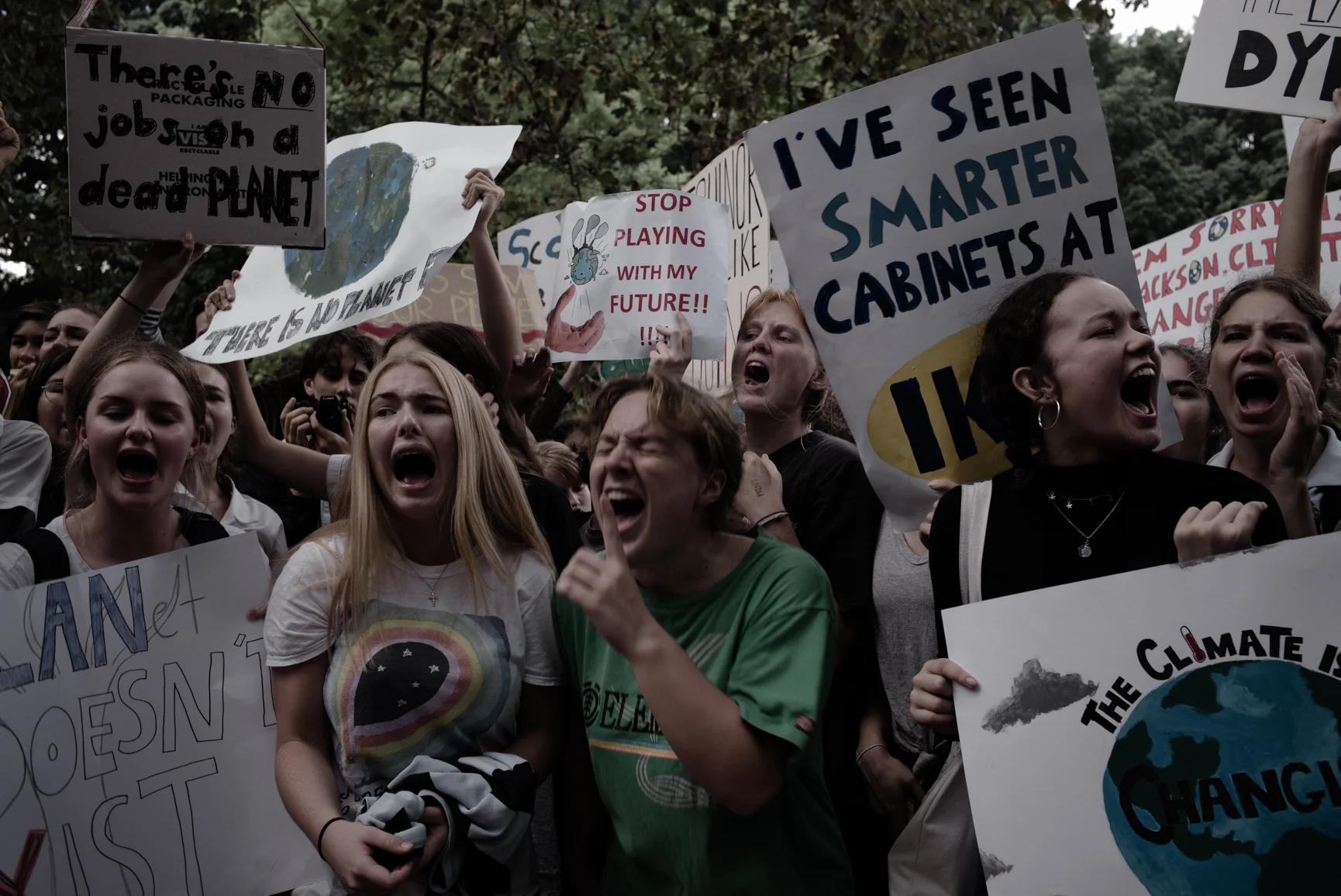  On March 15 2019 30,000 students walked off their school grounds in Sydney for the global climate strike initiated by Greta Thunberg. The numbers rivalled the largest marriage equality rally in Sydney two years ago. The crowd ranged from primary and