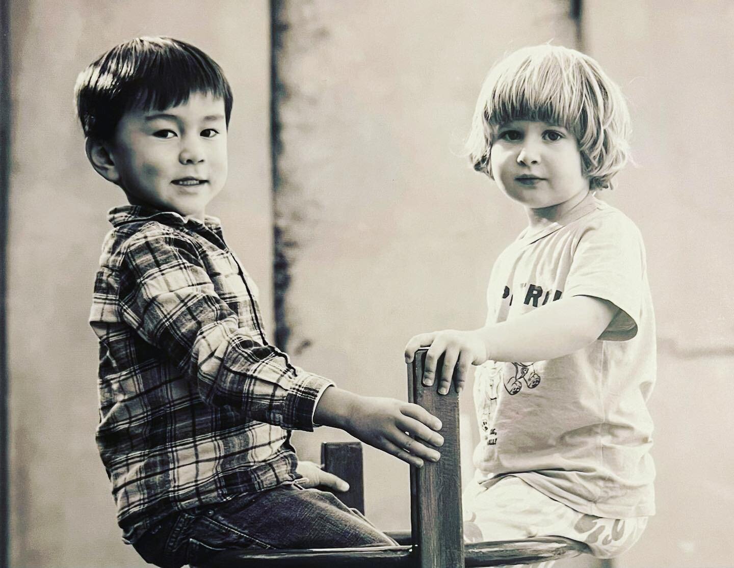 Hope everyone&rsquo;s having a good Saturday, I ve woken up full of cold, but no work today, so probably the best day for it..
This was a photo taken recently, but I like the fact it seems timeless, it could be the 1950 s. Children still like to clim