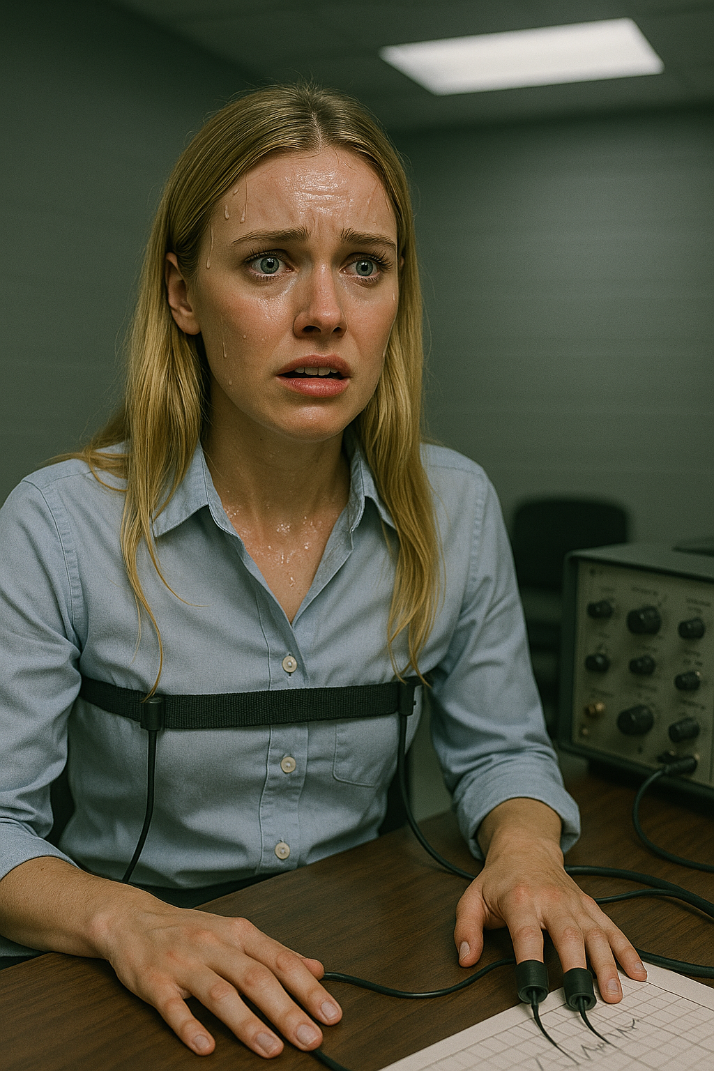Border Patrol Applicant taking the Polygraph