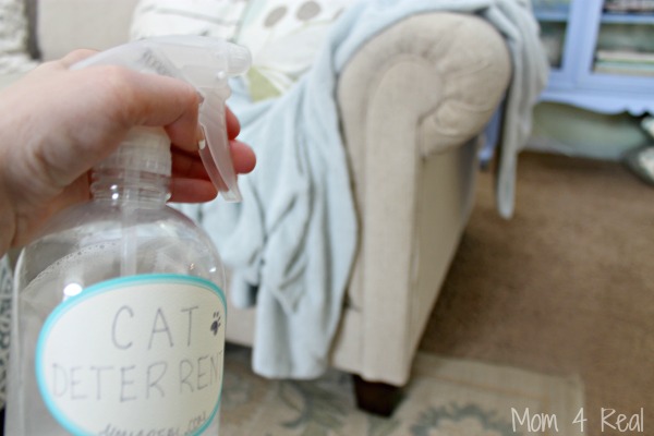 homemade spray to keep cats from scratching furniture