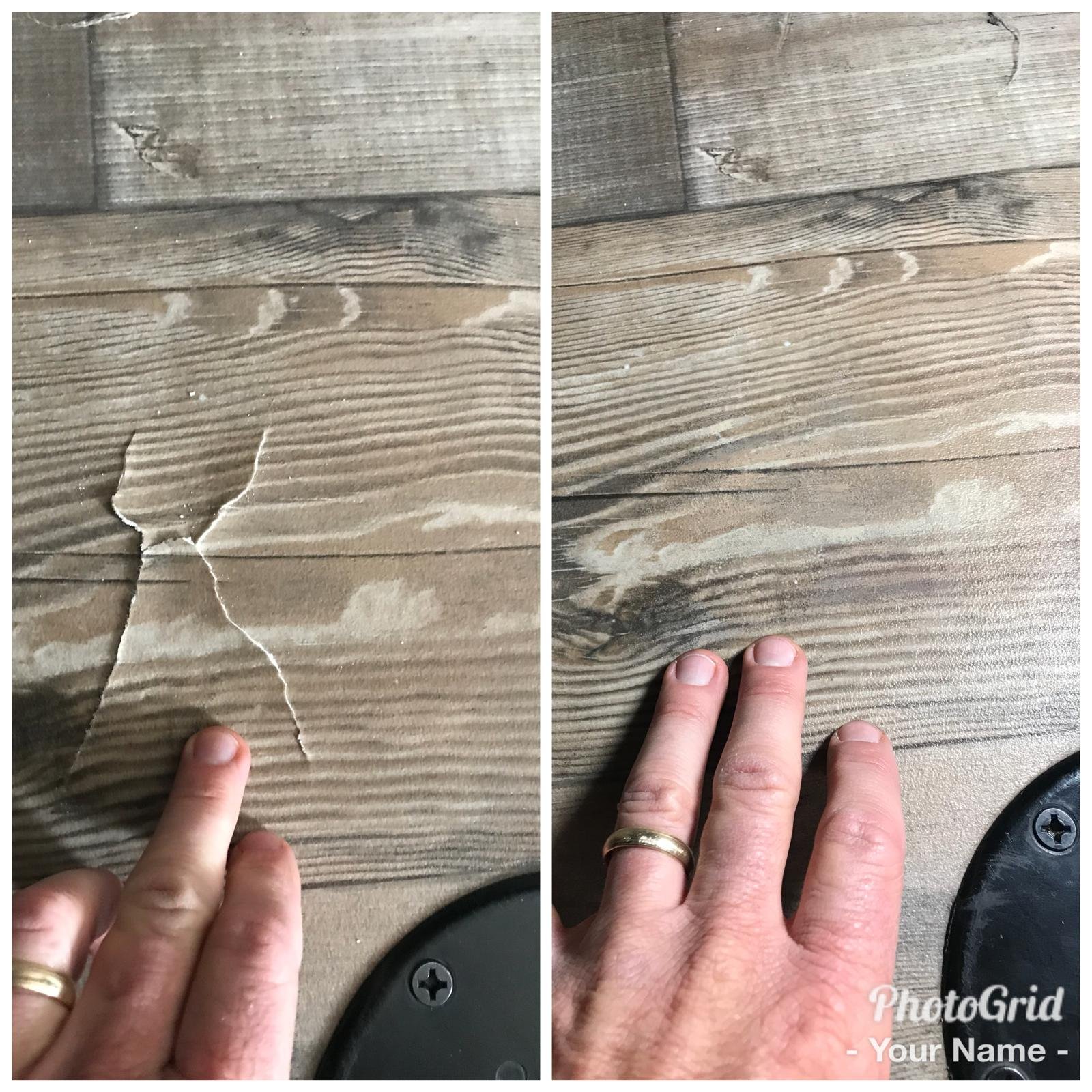 Vinyl Floor Crack Repair