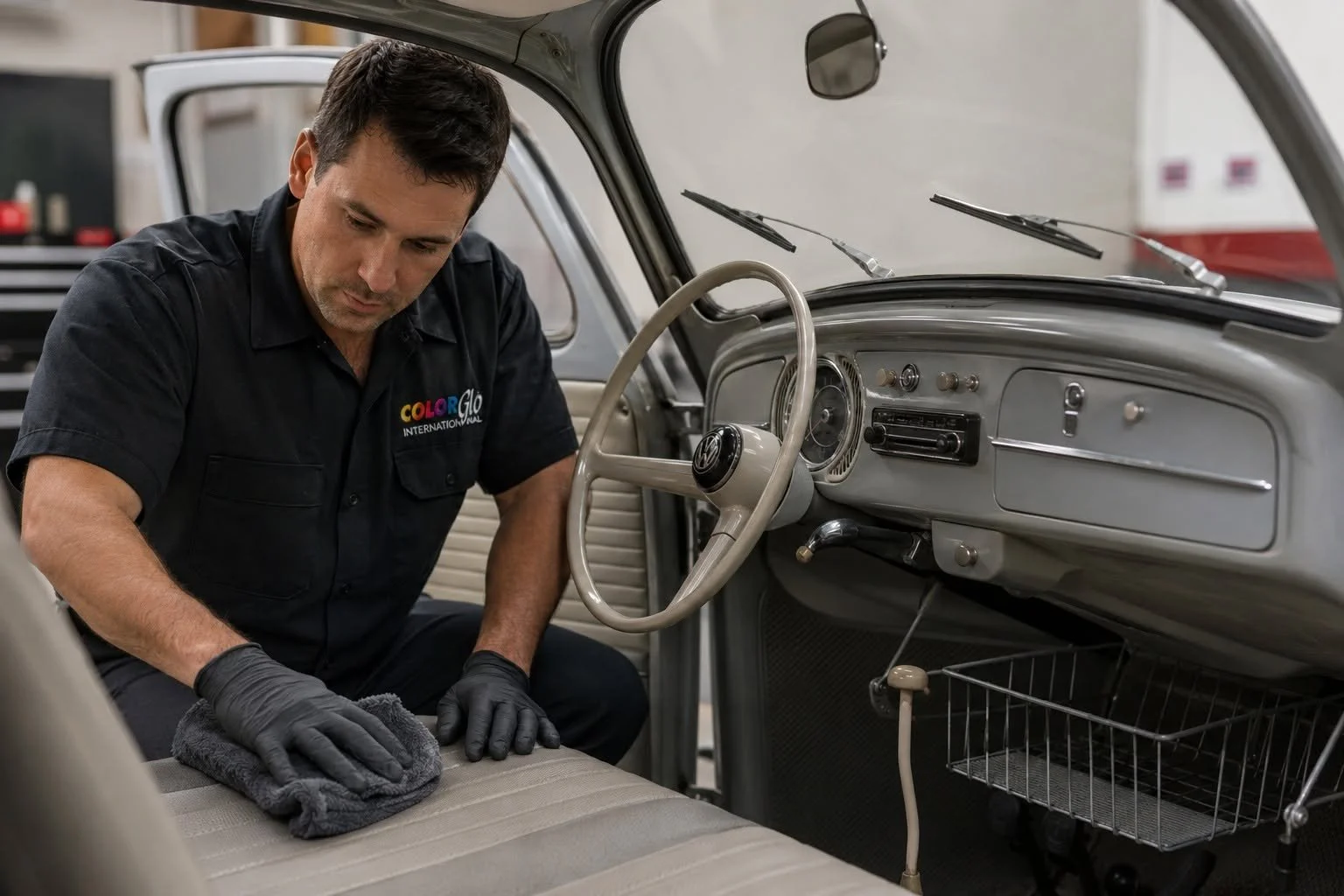 Repair damaged car interior before trade-in or sale