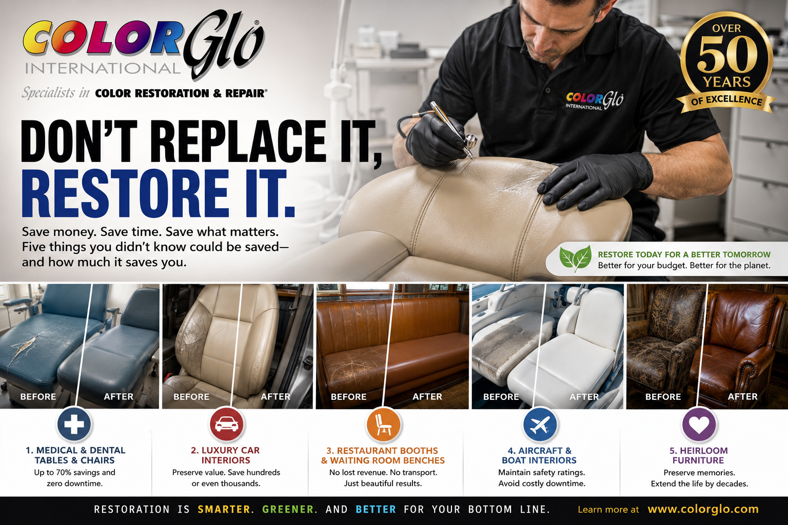 Restore it don't replace it.