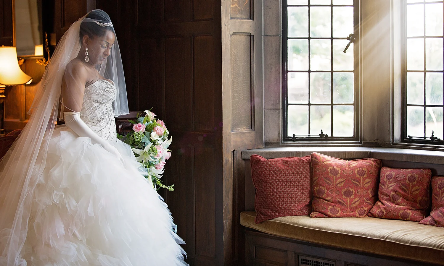 Beautiful Bride at Wightman Chapel, Nashville TN